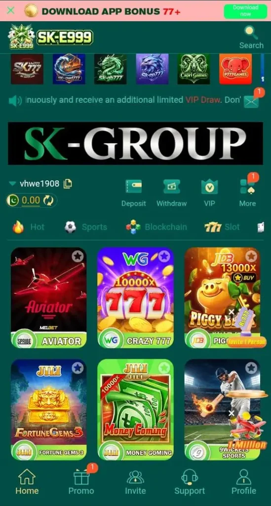 Ske999 game app